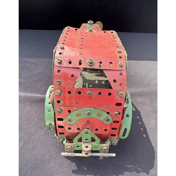 Rare Vintage Meccano scratch Car Scratch built With Key WORKS! - Picture 2 of 14